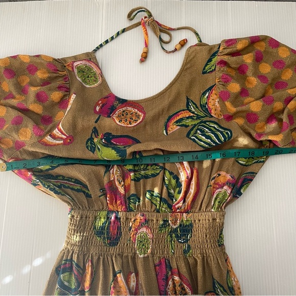 The Odell’s Anthro Bailey Dress Olive Green Fruit print size
Medium - Picture 8 of 9